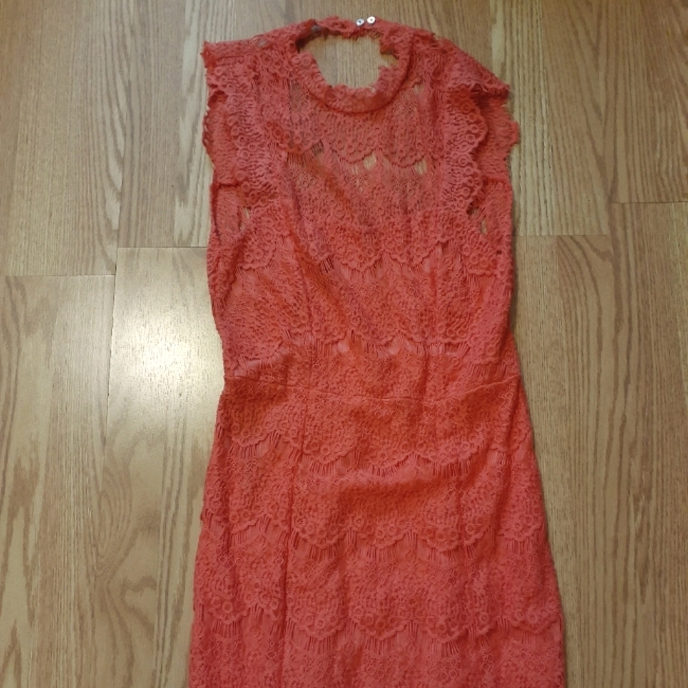 Free people coral dress